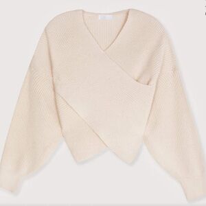 Oak + Fort Criss Cross Sweater